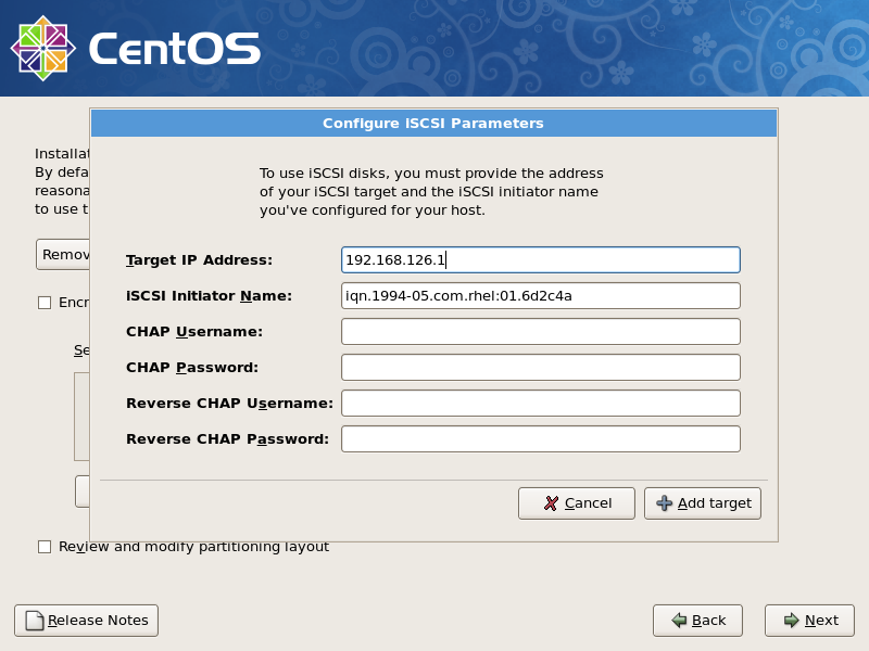 SANDeploy iSCSI SAN Install Linux 7