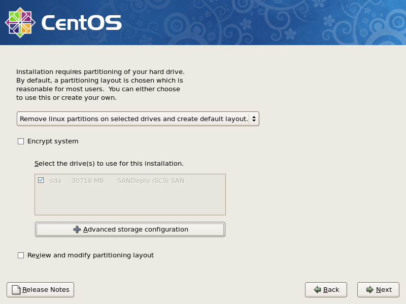 SANDeploy iSCSI SAN Install Linux 8