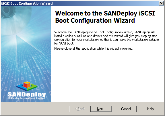 SANDeploy iSCSI SAN iSCSI Boot Target Client Configuration 1