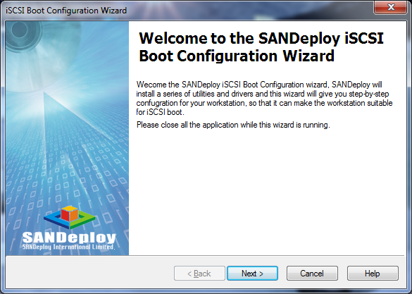 SANDeploy iSCSI SAN iSCSI Boot Target Client Configuration 1