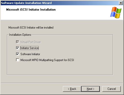 SANDeploy iSCSI SAN iSCSI Boot Target MS Initiator 2