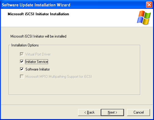 SANDeploy iSCSI SAN iSCSI Boot Target MS Initiator 2