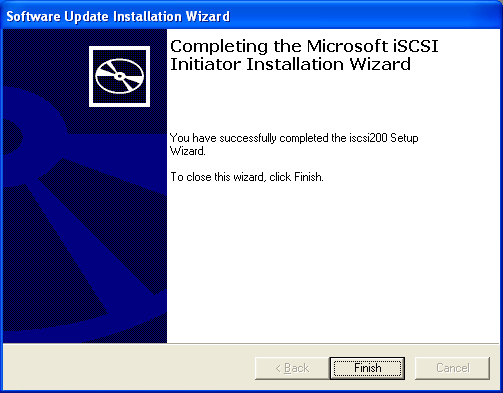 SANDeploy iSCSI SAN iSCSI Boot Target MS Initiator5 