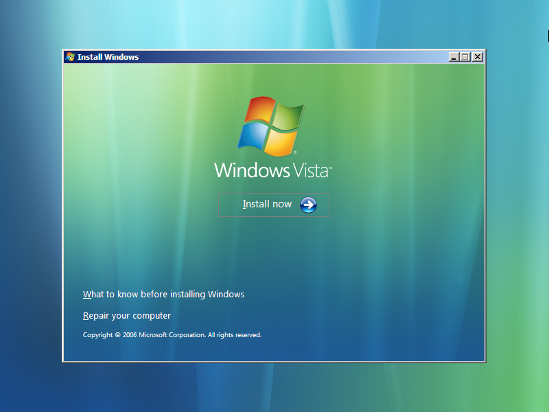 SANDeploy iSCSI SAN Install Windows Vista 4