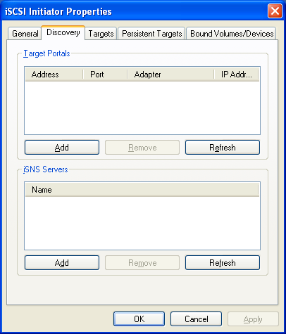 SANDeploy iSCSI SAN iSCSI Boot Target Log on with MS Initiator 2