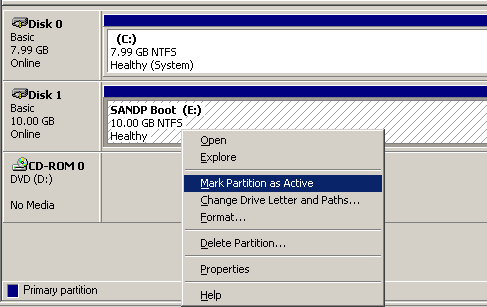 SANDeploy iSCSI SAN iSCSI Boot Target Log on with MS Initiator 18