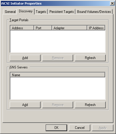 SANDeploy iSCSI SAN iSCSI Boot Target Log on with MS Initiator 2