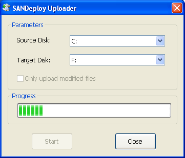 SANDeploy iSCSI SAN iSCSI Boot Target Transfer Windows XP 3