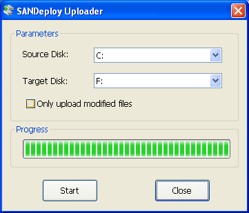 SANDeploy iSCSI SAN iSCSI Boot Target Transfer Windows XP 4